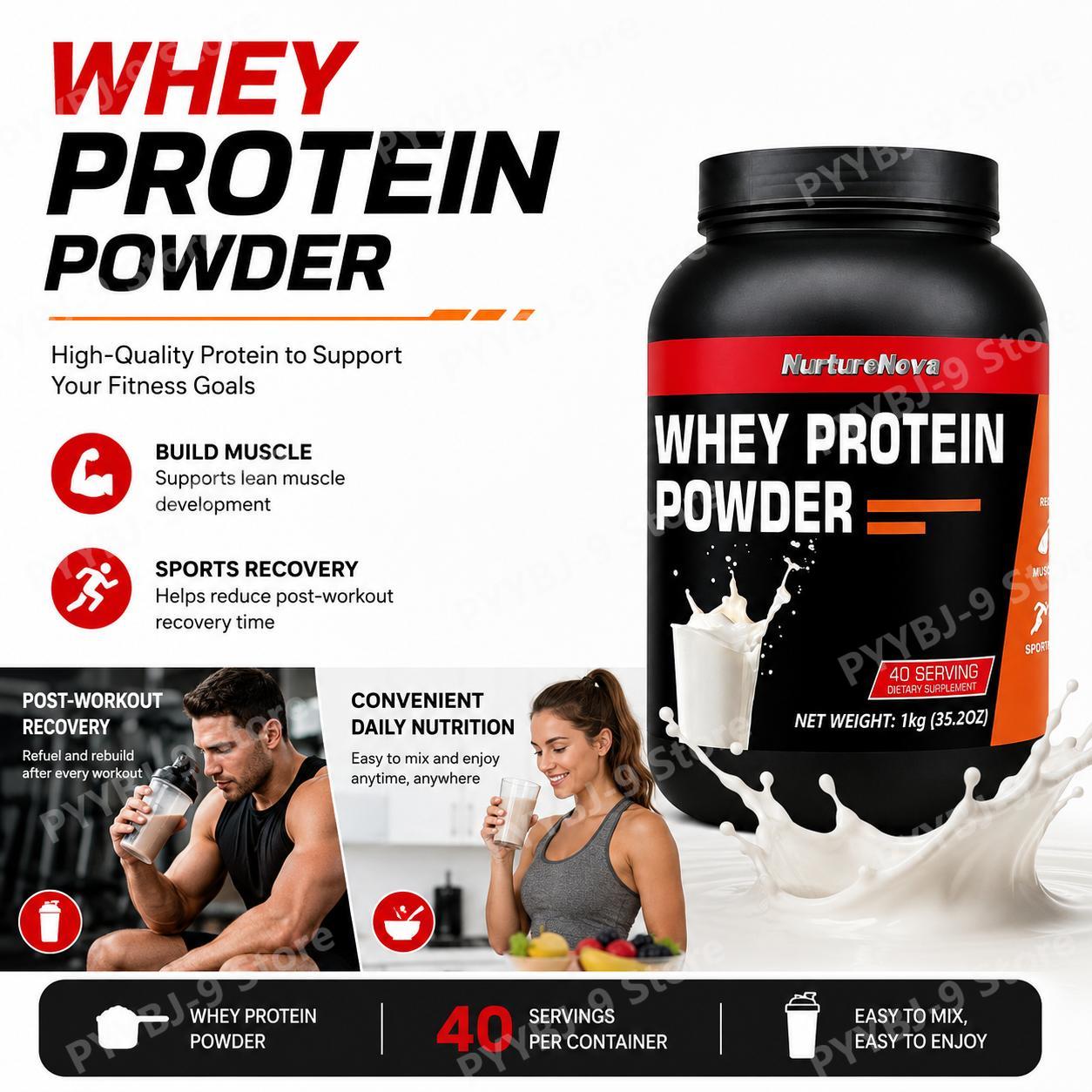 Nutrition And Fitness - นูร์เทอร์โนวา เวย์โปรตีน พาวเวอร์ รสชาตินม โภชนาการสำหรับการสร้างกล้ามเนื้อ การฟื้นฟูร่างกายจากการเล่นกีฬา